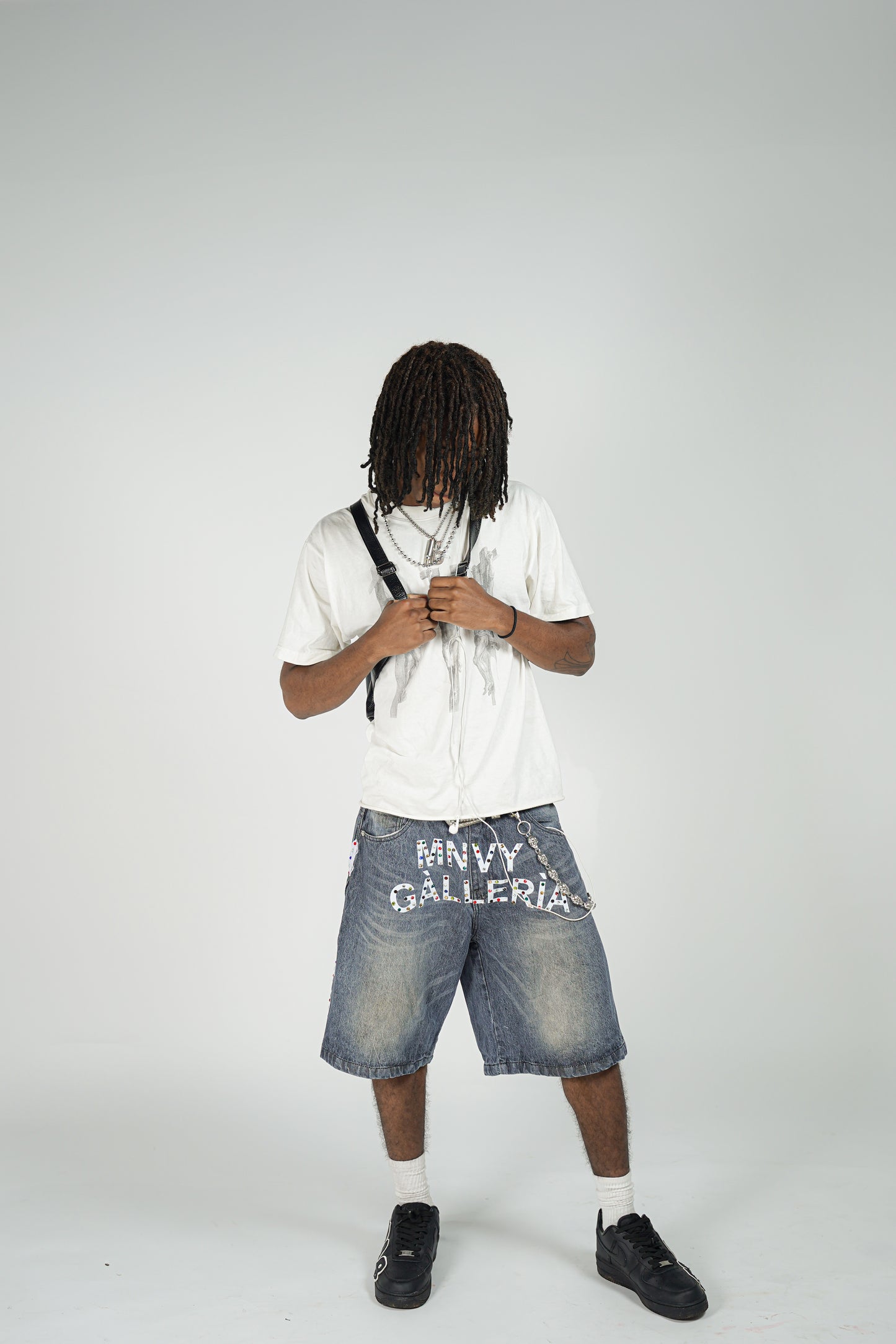 "PlayGround" Denim Jorts