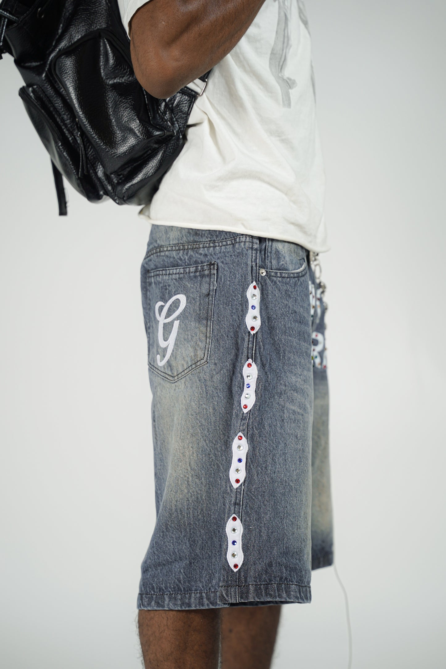 "PlayGround" Denim Jorts