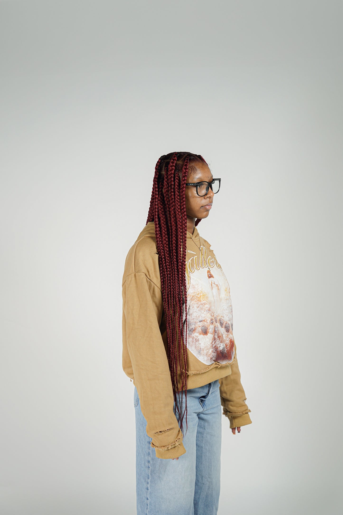 " Glory " Distreesed Hoodie