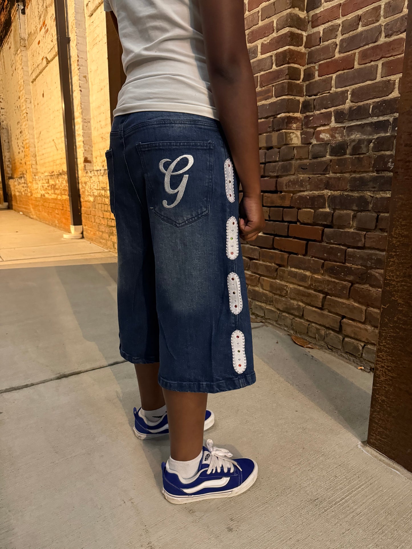 "PlayGround" Denim Jorts