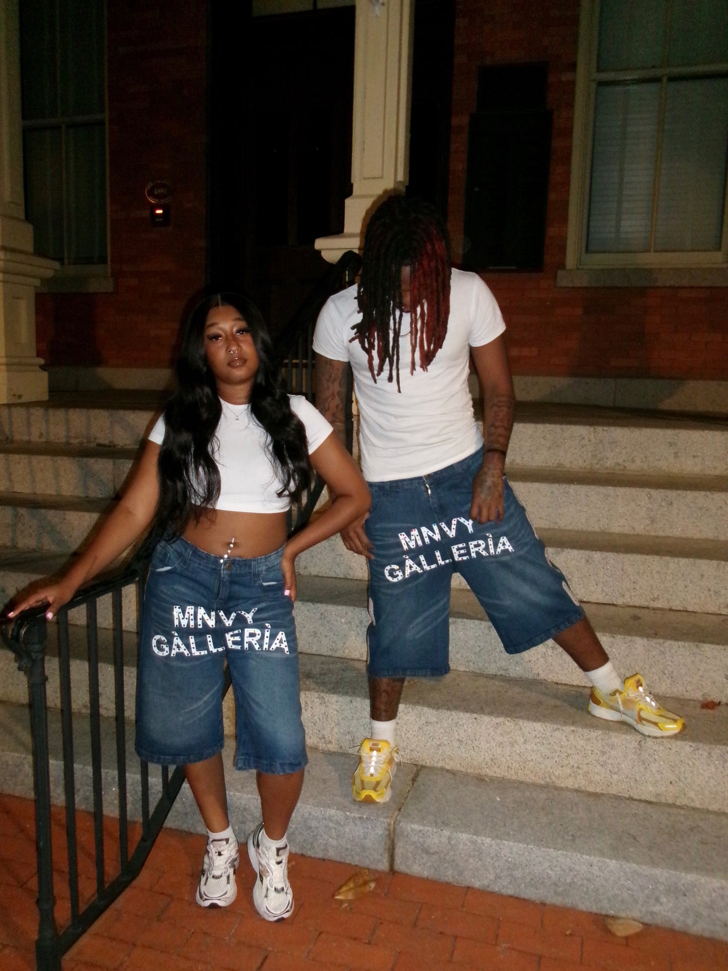 "PlayGround" Denim Jorts