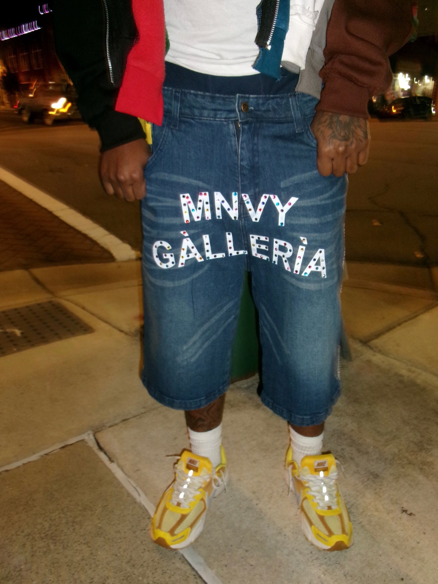 "PlayGround" Denim Jorts